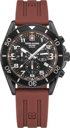 Swiss Alpine Military Raptor Chronograph - Heren - Horloges - Bruin - ONE Size - Accessoires