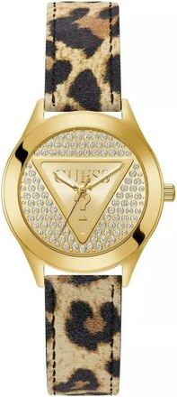 Guess Glitz Plaque Gold-tone Dial Ladies Watch GW0745L2