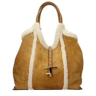 Tod's Tods Schoudertassen Dames Bruin Sweatshirt