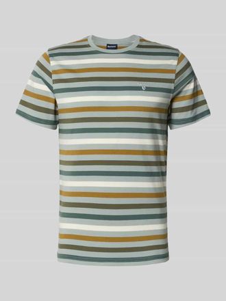 Barbour Regular Fit T-Shirt aus reiner Baumwolle Modell ROKEBY in Oliv, Gr&ouml;&szlig;e XXL