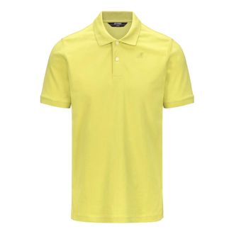 K-Way Amedee Pique Slim - male - K-Way - Polo Shirts - Yellow - 2XL - Tops