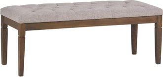 Simpli Home Waverly 48In Traditional Rectangle Tufted Ottoman Bench