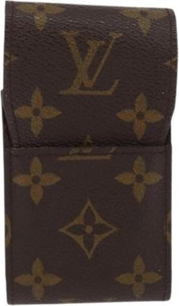 Louis Vuitton Pre-owned Canvas Pouch - unisex - Vintage Accessoires - Bruin - ONE Size - Vintage