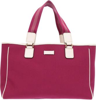 Gucci Pre-owned Gucci Canvas Web Tote Ladies 1VA3B0LTPUIEVULB