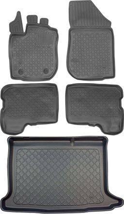OEM Dacia Stepway Ii Hatchback De Diciembre De 2012 A 2020. Juego: Alfombrillas Para Coche + Alfombrilla Para Maletero