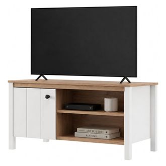 Dmora Mesa De Centro Rivod, Con Patas, 3 Compartimentos, Forma Rectangular, 101x55x53h Cm Roble Nodo Marr&oacute;n