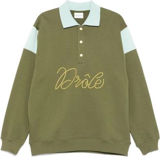 Drôle de Monsieur Heren, Sweatshirts & Hoodies, Groen, Maat: M Katoen