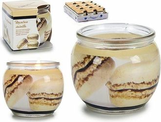 Bigbuy Juego De 12 Velas Arom&aacute;ticas En Vaso De Cristal - Vainilla Maracoon