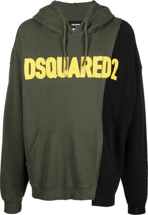 Dsquared2 Dark Green Hood Sweatshirts