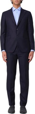 Tagliatore 2Svs 22B01 Pak - Heren - Business pakken - Blauw - 2XL - Wol - Kostuums