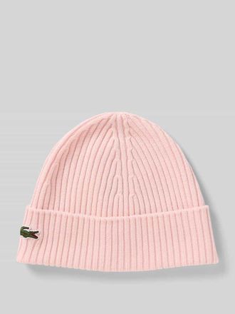 Lacoste Mütze aus reiner Wolle in Rhodium, Größe 1