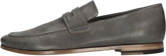 Rolando Sturlini Carver Loafers - Heren - Loafers - Grijs - 43 1/2 EU - Leer - Schoenen