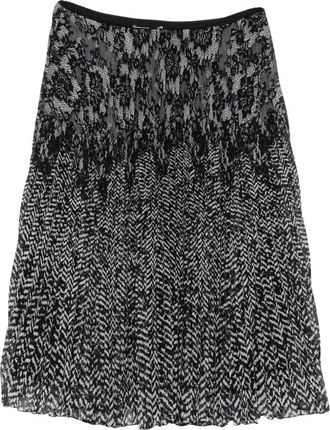 Ermanno Scervino Viscose Rok - Dames - Midirokken - Zwart - S - Rokken