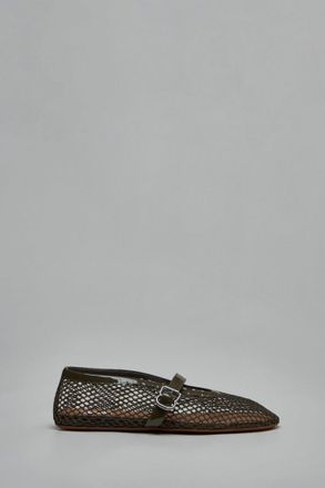 Alaia Ballet Flats In Fishnet
