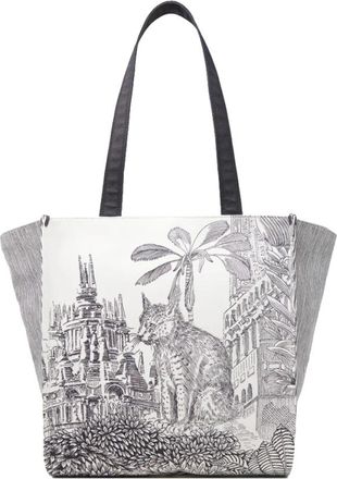 Inou&iuml; Editions Totebag Piranesi - Dames - Shoppers - Veelkleurig - ONE Size - Katoen - Tassen