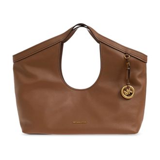 Michael Kors Tassen, Dames, Bruin, ONE Size, Leer, Haddie Bag