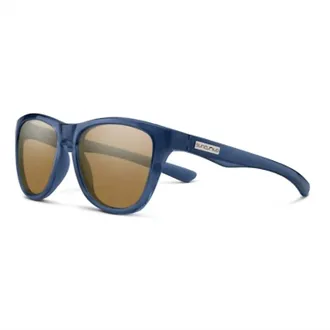 Suncloud Mens Topsail Polarized Sunglasses In Crystal Denim Brown