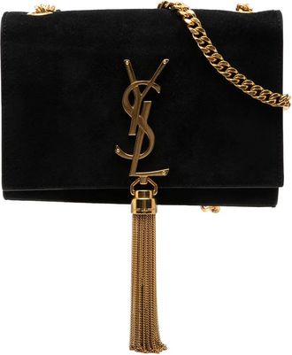 Saint Laurent Pre-owned Saint Laurent Small Suede Monogram Kate Tassel Crossbody Ladies 2YO07BTHIHCDMBEE