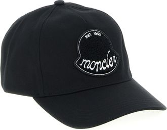 Moncler Logo-Embroidered Baseball Cap - Black