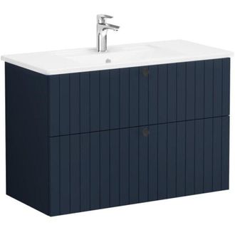 Vitra Mobili da bagno con lavabo Root 100x67x46 cm blu opaco (ROOTG100BINTS) - Vitra