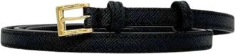 Prada Pre-owned Standard riem - Dames - Vintage Accessoires - Zwart - ONE Size - Leer - Vintage