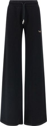 Off-white Bookish Flowers Pants Black