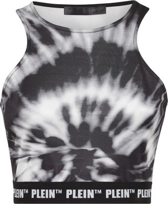 Philipp Plein Tank Crop top Tie dye