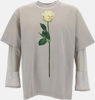 Acne Studios Light Grey Cotton T-Shirt