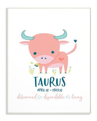 Stupell Industries The Kids Room By Stupell Fun Modern Zodiac Taurus