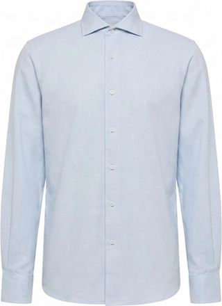 PESERICO Formal Shirts - Heren - Zakelijke Overhemden - Blauw - L - Overhemden