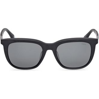 BMW 53mm Sunglasses in Matte Black /Smoke at Nordstrom Rack