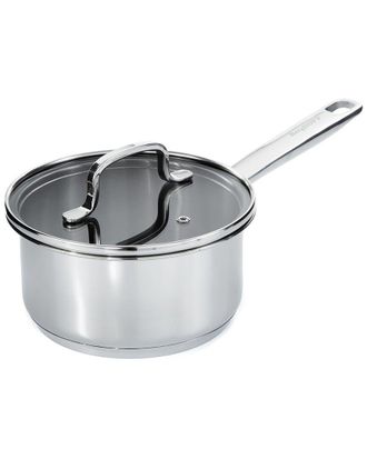 Berghoff Berghoff Helix Recycled 18/10 Stainless Steel 6.5In Saucepan (1.6Qt) With Glass Lid