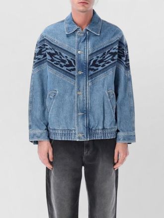 Isabel Marant julian bomber jacket dropped shoulders embroidery