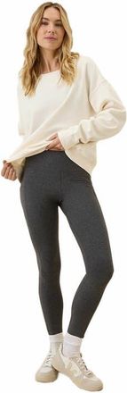 Pact On the Go-To Pocket Legging Made with Organic Cotton in Charcoal Heather at Nordstrom, Size Xx-Large