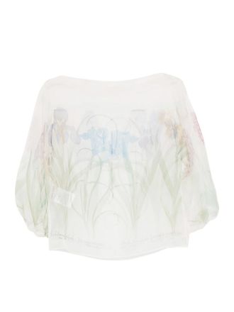 Alberta Ferretti Transparent Organza Shirt