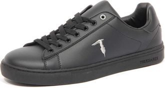 Trussardi Nieuwe Danus Sneakers - Heren - Sneakers - Zwart - 45 EU - Schoenen