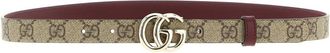 Gucci Beige GG Marmont Reversible Belt