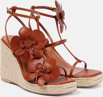 Zimmermann Sandali Orchid 110 in pelle con zeppa