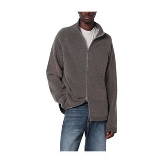 Our Legacy C&aacute;rdigan con cremallera Line - Knitwear - Hombre - Marr&oacute;n - XL