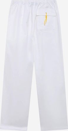 Autry Mens Nylon Pants With Logo White Polyester Trousers