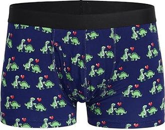 MeUndies Ball Caddy Trunk w/ Fly Mens Underwear Jurassic Joy : 2XL, Elastane