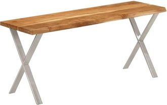 vidaXL Vidaxl - Bench with Live Edge 105 cm Solid Wood Acacia