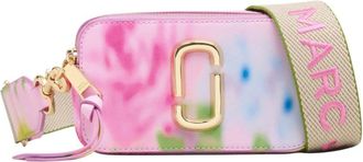 Marc Jacobs Pink Blurred Floral Snapshot Mini Crossbody Bag