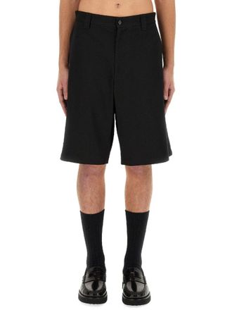 Moschino Knee-Length Black Bermuda Shorts