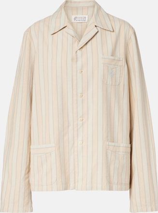Maison Margiela Striped cotton shirt