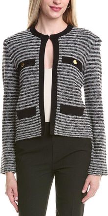 St. John Slub Tweed Knit Jacket