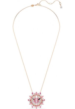 Swarovski Womens 5699084 Ladies Necklace - Rose Gold Stainless Steel - One Size