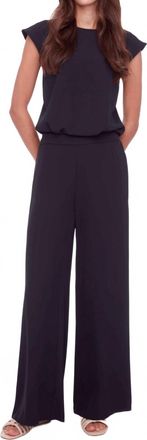 UP Wide Leg Vegan Silk Pants In Black