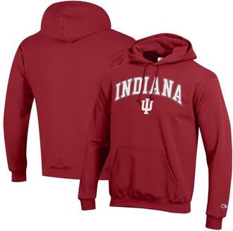 Champion Mens Champion Crimson Indiana Hoosiers Arched Logo Fleece Pullover Hoodie at Nordstrom, Size Xx-Large