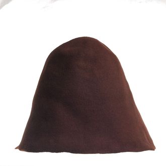 Generic Wool Felt Body Cones Colors for Millinery hat Hood (Brown)